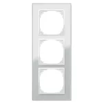 SANTRA ramka potrójna szkło IP20 - kolor biały