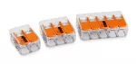 WAGO szybkozłączka mini zap 5x 4mm (kpl 6 szt) pomarańczowy