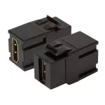 Adapter Keystone Snap-In HDMI typ A-A czarny