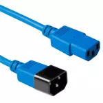Kabel zasilający C13 - C14 niebieski 1,2m