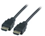 Kabel HighSpeed HDMI™ czarny Eth. A-A, M-M 4K30Hz, 0,5m czarny