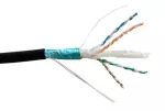 Kabel SecurityNET F/UTP kat.6A zewnętrzny żel. 500m