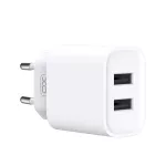GSM175061 XO ładowarka sieciowa CE02C 2x USB 2,1A biała + kabel microUSB