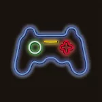 RTV100253 Neon PLEXI LED GAMEPAD multikolor FPNE03 Forever Light
