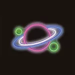 RTV100255 Neon PLEXI LED PLANET multikolor FPNE05 Forever Light