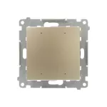 SIMON 54 GO WMDC-013NxP-044 Sterownik do rolety, żaluzji, markiz, firan, sterowany smartfonem [Wi-Fi] - SHUTTER; 2x5 A, 230 V, (moduł); złoty mat