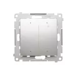 SIMON 54 GO WMDS-004xX2-043 Ściemniacz do pasków RGBW 12-24 V, 4 kanałowy, sterowany smartfonem [Wi-Fi] - DIMMER RGB (moduł); srebrny mat