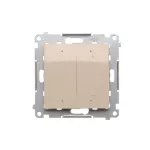 SIMON 54 GO WMDL-L1321x-041 Ściemniacz do żarówek LED-owych, sterowany smartfonem [Wi-Fi] - DIMMER; 15-200 W, 230 V, (moduł); kremowy