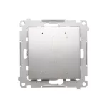 SIMON 54 GO WMDL-L1321x-043 Ściemniacz do żarówek LED-owych, sterowany smartfonem [Wi-Fi] - DIMMER; 15-200 W, 230 V, (moduł); srebrny mat