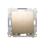 SIMON 54 GO WMDL-L1321x-044 Ściemniacz do żarówek LED-owych, sterowany smartfonem [Wi-Fi] - DIMMER; 15-200 W, 230 V, (moduł); złoty mat