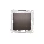 SIMON 54 GO WMDL-L1321x-046 Ściemniacz do żarówek LED-owych, sterowany smartfonem [Wi-Fi] - DIMMER; 15-200 W, 230 V, (moduł); brąz mat
