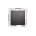 SIMON 54 GO WMDL-L1321x-049 Ściemniacz do żarówek LED-owych, sterowany smartfonem [Wi-Fi] - DIMMER; 15-200 W, 230 V, (moduł); czarny mat