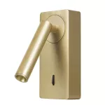Reading lights COLO LED 2.1W LED warm-white 3000K ON-OFF Gold 107lm DE-0116-ORO