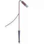 Bollard IP54 TRIM LED 3.5W LED warm-white 3000K ON-OFF Brown 280 PX-0648-MAR