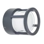 Wall fixture IP54 ONE LED 6.3W LED warm-white 3000K ON-OFF Black 750 PX-0668-NEG
