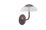 Wall fixture IP54 Eclipta II LED 9W LED warm-white 3000K ON-OFF Brown 1000 PX-0695-MAR