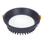 Downlight Jet Ø160mm LED 20.3W LED neutral-white 4000K ON-OFF Black IN IP20 / OUT IP54 2135.00 TC-0005-NEG