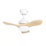 Fan Calar ø750mm IP20 LED SW 2700-4000-6000K ON-OFF White Light wood 2570 VE-0022-BLA
