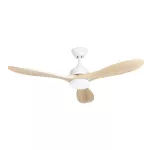 Fan Calar ø1320mm IP20 LED SW 2700-4000-6000K ON-OFF White Light wood 2570 VE-0023-BLA