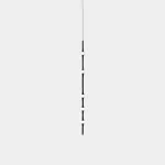 Pendant Dew Vertical 992mm Mini LED 13W LED warm-white 2700K DALI2 / 1-10V Black 782lm 00-8658-05-M1