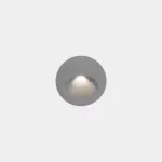 Recessed wall lighting IP66 Bat Round Oval LED 3W 3000K ON-OFF Grey 77lm 05-E108-34-CL
