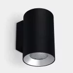 Wall fixture IP66 Cosmos Single Emission ø144 LED 36W LED warm-white 3000K DALI-2 Black 2890lm 05-E148-60-CL