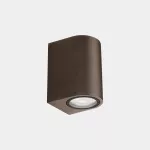 Wall fixture IP66 Eko Single Emission GU10 8W Brown 278lm 05-E157-J6-37