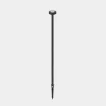 Bollard IP66 Orbit Spike Big Hole Cover LED 3.2W SW 2700-3000-4000K 48V-PWM Black 293lm 10-E028-60-EH
