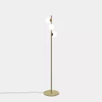 Floor lamp Perlina LED 22.9W SW 2700-3000-4000K ON-OFF Matte gold 1172lm 25-A076-DN-DN