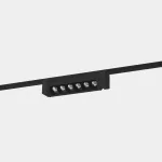 Low voltage Bento 6 LEDS Adjustable 6.3W LED warm-white 2700K CRI 92 ON-OFF Black 742lm 35-A158-60-00