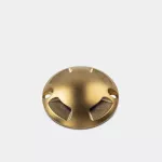 Recessed uplighting IP65-IP67 Pixel 4 Windows LED 3.4W 2700K Gold PVD 15lm 55-E003-I7-CK