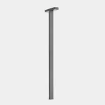 Streetlight IP66 Ele 2 Heads LED 49W 2200K DALI-2 Grey 4913lm 55-E106-34-CW