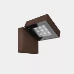 Wall fixture IP66 Modis Optics Single LED 20W LED extra warm-white 2200K ON-OFF Brown 932lm AS11-18P8S3OUJ6