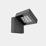 Wall fixture IP66 Modis Optics Single LED 20W LED extra warm-white 2200K CASAMBI Urban grey 932lm AS11-18P8S3XBZ5