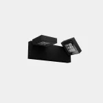 Wall fixture IP66 Modis Optics Double 430mm LED 40.2W LED extra warm-white 2200K ON-OFF Black 1864lm AS12-37P8S3OU60