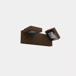 Wall fixture IP66 Modis Optics Double 430mm LED 40.2W LED extra warm-white 2200K ON-OFF Brown 1864lm AS12-37P8S3OUJ6