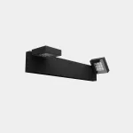 Wall fixture IP66 Modis Optics Double 800mm LED 40.2W LED extra warm-white 2200K ON-OFF Black 1864lm AS13-37P8S3OU60