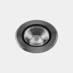 Recessed uplighting IP66-IP67 Max Big Round Trim LED 17.3W LED extra warm-white 2200K Gun Metal PVD 1984lm AT12-18P8S3BBI8