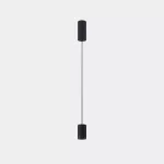 Pendant Iris Pendant Surface Big Hoop 7.5W LED neutral-white 4000K CRI 92 DALI-2 Black/Gold/Transparent IP43 680lm AV26-P6X9U1DSL9