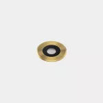 Recessed uplighting IP66-IP67 Max Mini Round LED 2.2W LED extra warm-white 2200K Gold PVD 152lm BA12-P2P8S1BBI7