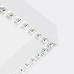 Lineal lighting system Infinite Slim Continuity Left Square Pendant 28.7W LED neutral-white 4000K CRI 92 DALI-2/PUSH White IP40 3664lm BB29-29X9GMDS14