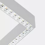 Lineal lighting system Infinite Slim Continuity Left Square Pendant 28.7W LED neutral-white 4000K CRI 92 DALI-2/PUSH Brushed anodise IP40 3664lm BB29-29X9GMDSI6