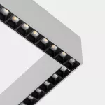 Lineal lighting system Infinite Slim Continuity Left Square Pendant 28.7W LED neutral-white 4000K CRI 92 DALI-2/PUSH Brushed anodise IP40 3104lm BB29-29X9NMDSI6