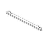 Lineal lighting system Infinite Slim Individual Recessed 1120mm 28.7W LED neutral-white 4000K CRI 92 DALI-2/PUSH White IP20 3104lm BB33-29X9NMDS14