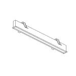 Lineal lighting system Infinite Slim Individual Recessed 560mm 15W LED warm-white 3000K CRI 92 ON-OFF White IP20 1475lm BB36-15W9NMOS14