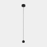 Pendant Punto Single Surface LED 6.5W LED warm-white 3000K ON-OFF Black 329lm 00-A013-05-05