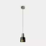 Pendant Khoi Surfaced LED 22.7 LED warm-white 3000K ON-OFF Cement grey 907lm 00-A015-CS-12