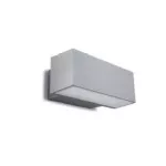 Wall fixture IP66 Afrodita LED 300mm Double Emission LED 43.3W LED warm-white 3000K ON-OFF Grey 3288lm 05-9878-34-CL