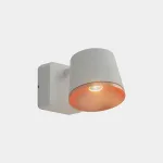 Wall fixture Drone Single LED 8.6W LED warm-white 2700K ON-OFF White 350lm 05-A936-14-06