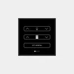 Black 9-function DALI front switch panel 71-8071-00-00